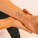 Tatouage de sablier moderne