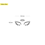 Flügel mit Heiligenschein