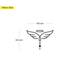 Abstrakte Engelsflügel