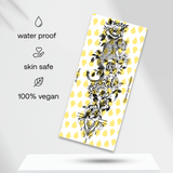 Manche Léopard & fleurs