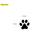 Patte remplie individuellement de tatouage