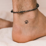 Patte remplie individuellement de tatouage