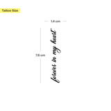 Tatouage Forever in my heart