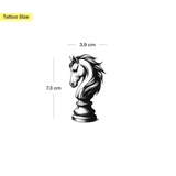 Tatouage Cavalier (Échecs)