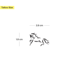 Einfaches Pferd Tattoo