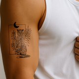 Tigre dans un rectangle