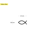 Tatouage de poisson Ichthys