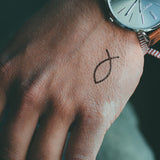 Tatouage de poisson Ichthys