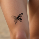Tatouage Papillon Semi-Liquide
