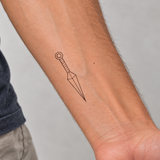 Tatouage Kunai
