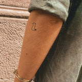 Renard avec une queue inclinée