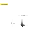 tatouage de battement de coeur