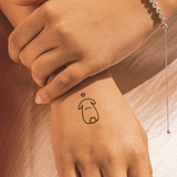 Lapin avec tatouage de coeur