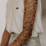 Manche fleurs & mandalas