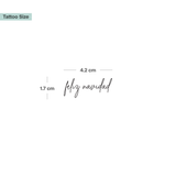 Tatouage feliz navidad