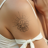 Tatouage Soleil et Lotus
