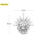 Tatouage Soleil et Lotus