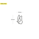 Tatouage Papillon - Lot de 2