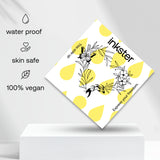 Tatouage Couronne Florale en Cœur avec Papillon et Poisson