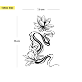 Tatouage Lotus Liquéfié