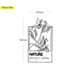 Tatouage Polaroid "Nature Growing is a Process"