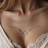 Tatouage Plante Symétrique et Détaillée