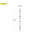 Tatouage unconditional