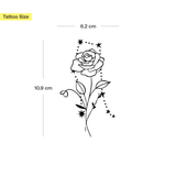 Tatouages Combinaison de Fleurs de Naissance et de Signes Astrologiques