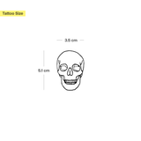 Schädel Frontalansicht