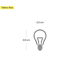 tatouage ampoule
