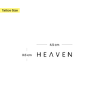 Balance & Heaven Tattoo - Double Pack