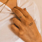 Tatouage de couronne abstraite