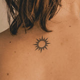 Tatouage Etoile Soleil