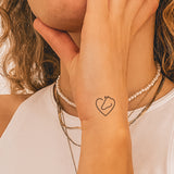 Tatouage cheval et coeur