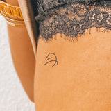 tatouage de ligne de cheval