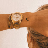 Tatouage de fer à cheval et de trèfle