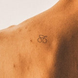 Tatouage de vélo à une ligne