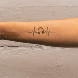 Casque avec un battement de coeur