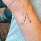 Tatouage constellation Poissons