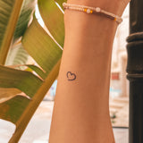 Tatouage Coeur Ouvert - Lot de 2