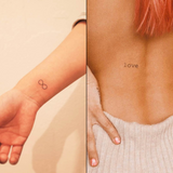 Tatouage Amour Infini - Lot de 2