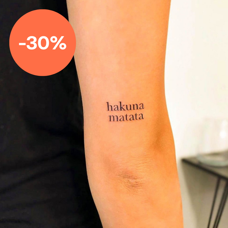 Tatouage Hakuna Matata 