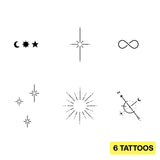 Lot de tatouages ​​Astro 