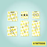 Lot de tatouages ​​Astro 