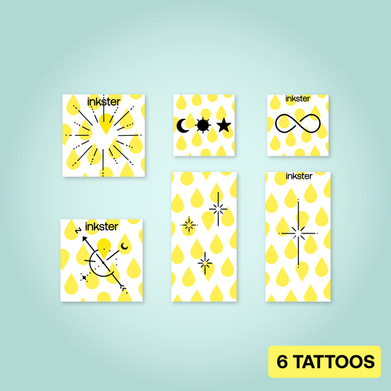 Lot de tatouages ​​Astro 