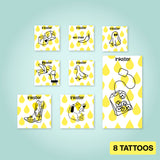 Paquet de tatouages amusants