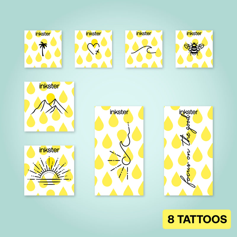 Lot de tatouages ​​Sunshine