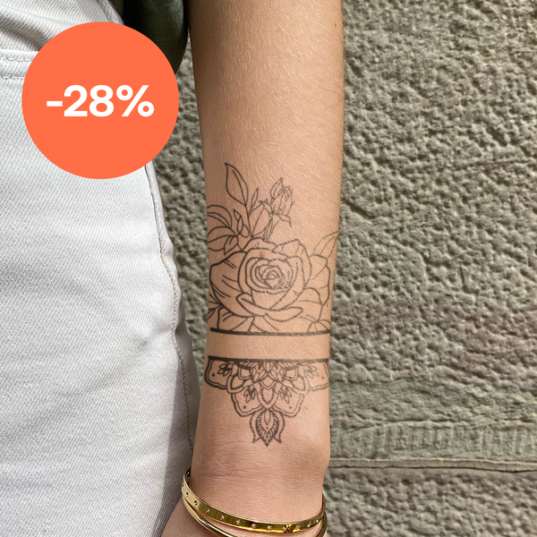Rose et mandala