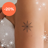 Tatouage de magnifique flocon de neige