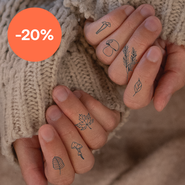 Tatouages de Doigts d'Automne
